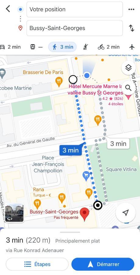 Jolie Chambre 3Minutes De La Gare Rer A Bussy-Saint-Georges Eksteriør bilde